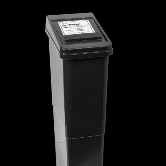 Product Shot of the Sanitary Bin that is provided by Sanokil