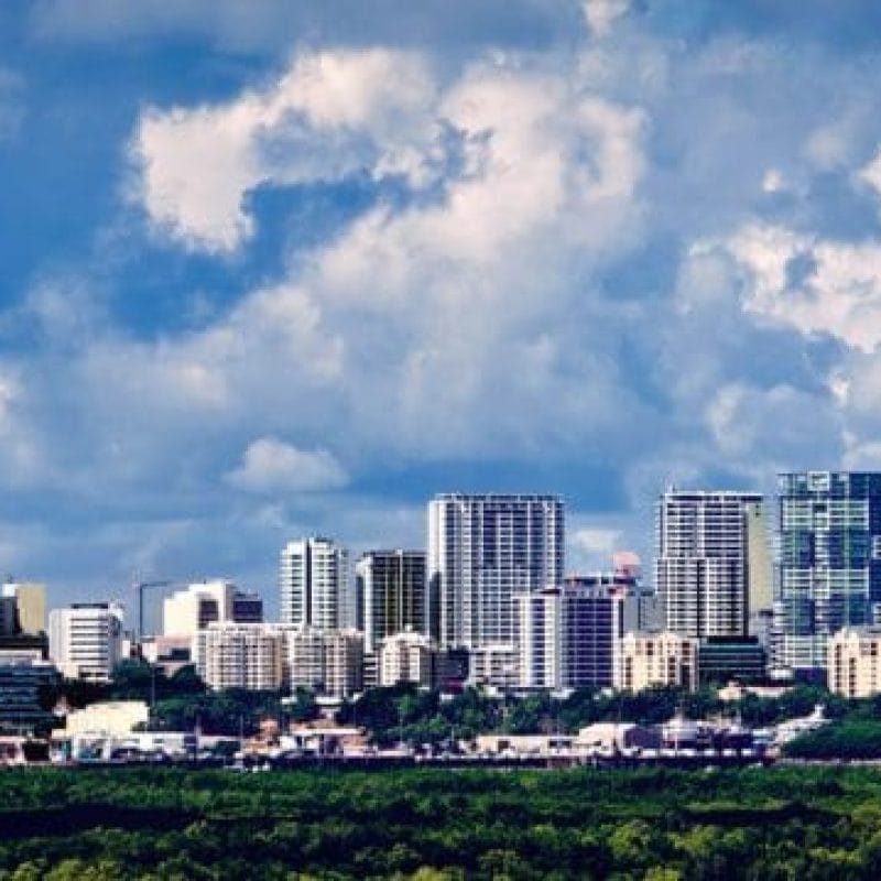 Photo of the skyline of Darwin